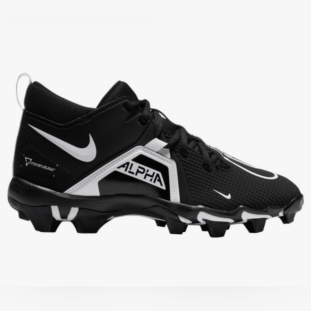 Nike Kids' Alpha Menace 3 Shark Mid Football Cleats - Picture 1 of 9